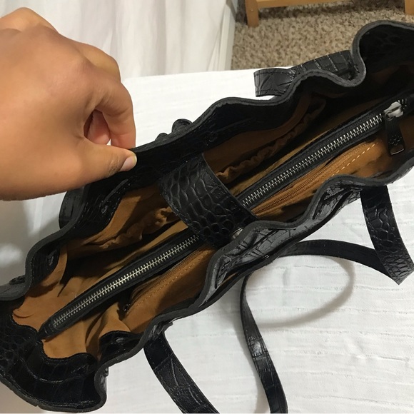 SOLD Patricia Nash Black Leather Witney Tote Handbag Purse LIKE NEW Condition - Picture 14 of 16
